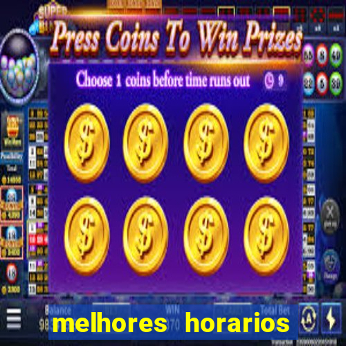 melhores horarios pagantes fortune tiger